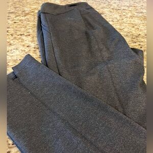 RENUAR cigarette leg ankle slit pant SZ 12 charcoal